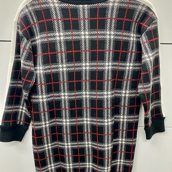 NWT Burberry Girls size 10Y Kristin Check Intarsia Sweater Dress - Picture 7 of 7